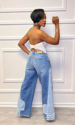 Ursula Upside Down Denim Jean Pants